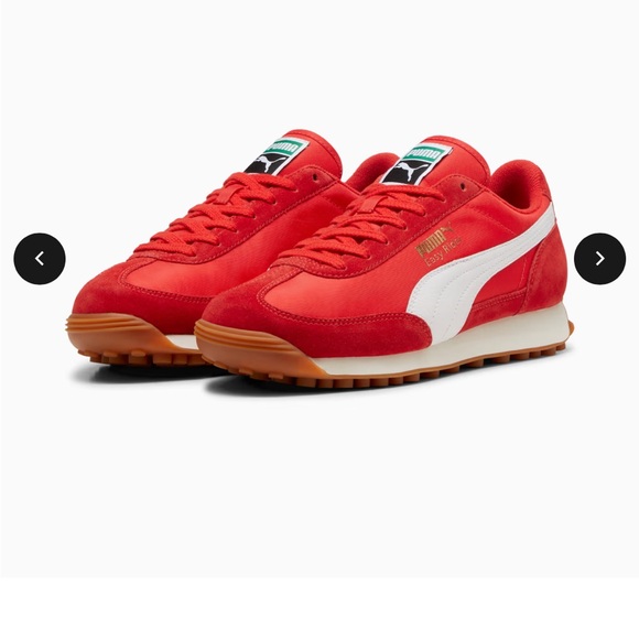 Puma Red and White Women's Sneakers - Picture 1 of 5